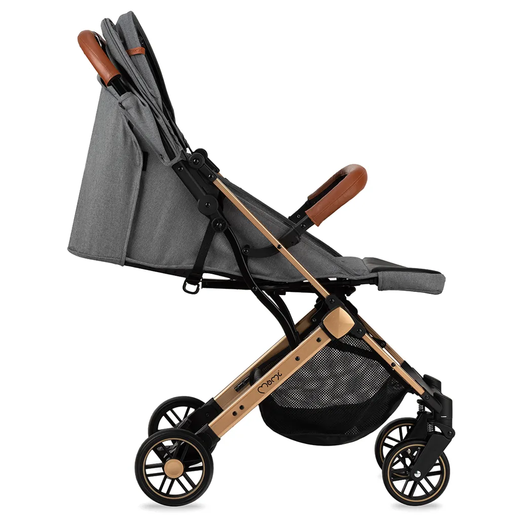 Leicht Buggy Klein Zusammenklappbar Kinderwagen Mit Liegeposition MoMi ESTELLE Grau â Bild 4