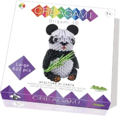 Creativa Mente 78784 Creagami Panda Large Origami 3D 622 Teile