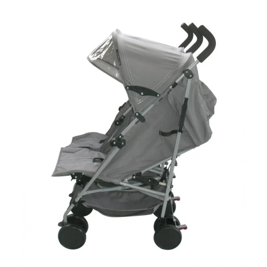 Xadventure Zwillingsbuggy Grau – Bild 3