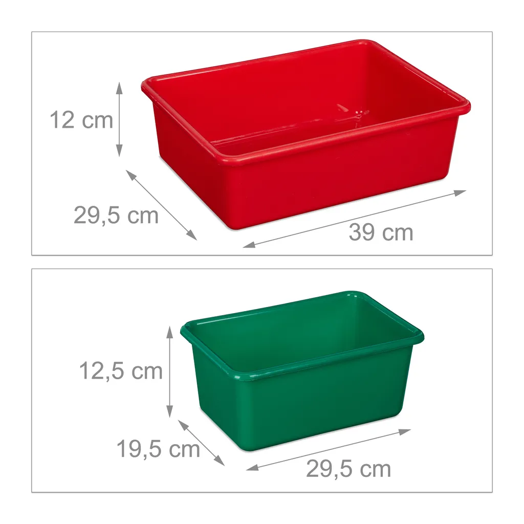 Relaxdays Kinderregal Mit Aufbewahrungsboxen â Bild 5