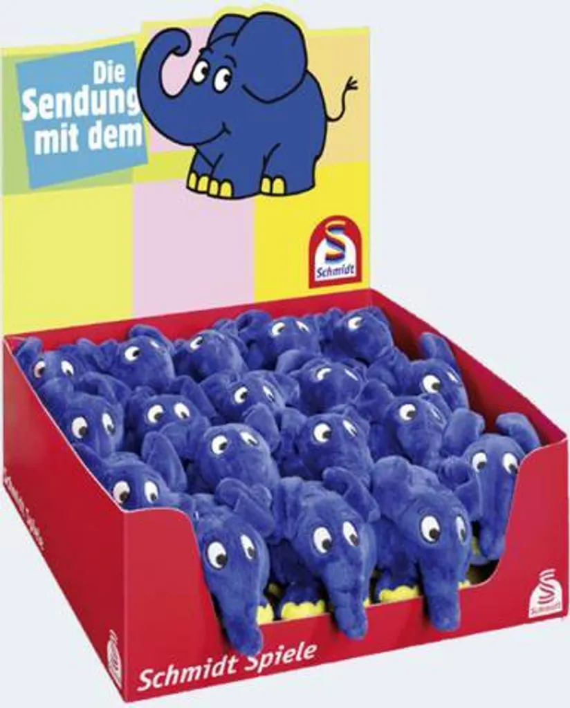 Schmidt Spiele Die Sendung Mit Der Maus, Plüschfiguren Elefant, Plüschfigur, 1 Stück – Bild 9