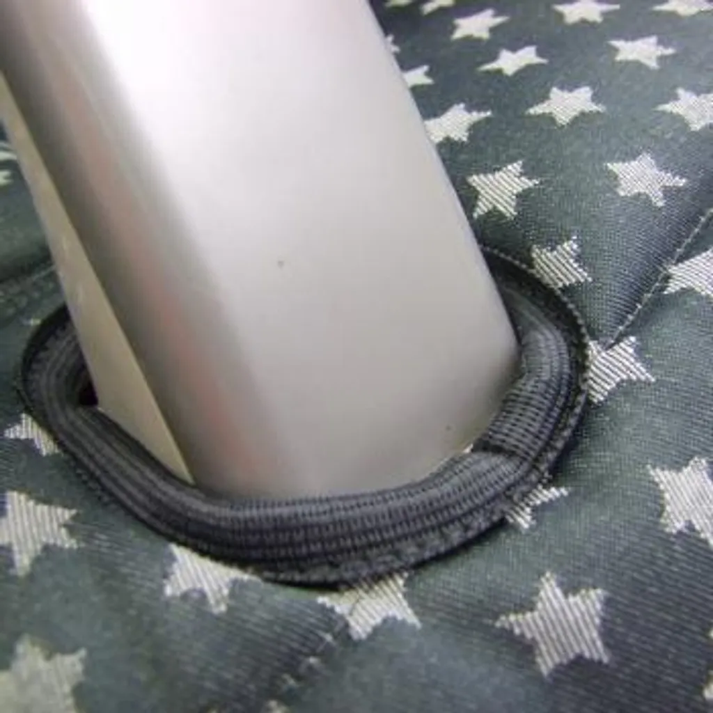 BAMBINIWELT Ersatzbezug, Sitzkissen, Bezug Für Peg-Perego-Prima-Pappa-Diner STERNE Türkis – Bild 4