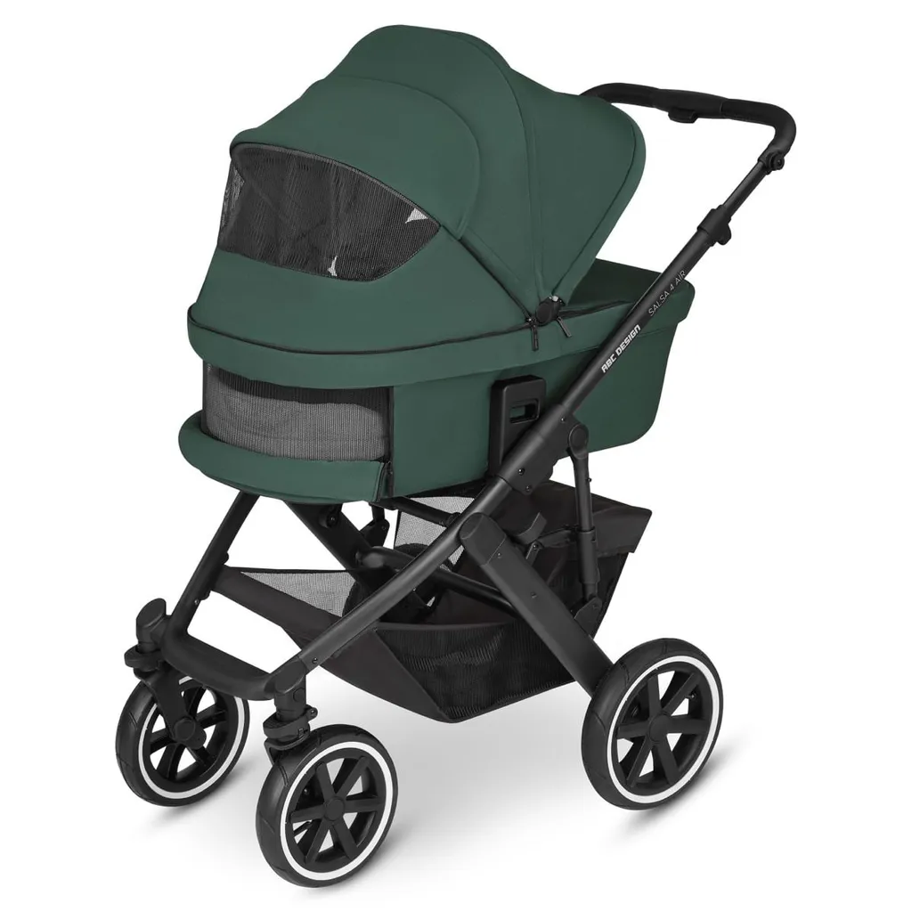 ABC Design Salsa 4 Air Kombikinderwagen Set - (G2) Kollektion 2023, Farbe Kinderwagen:Basil â Bild 15