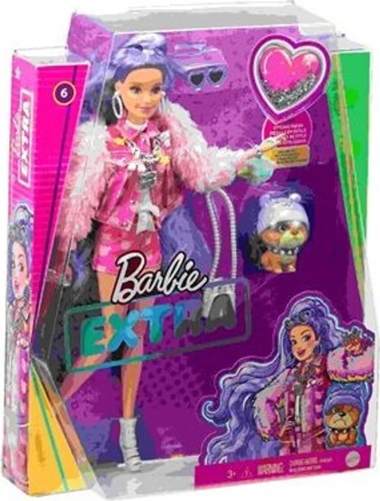 Barbie Extra Puppe Mit Lila-welligen Haaren â Bild 12