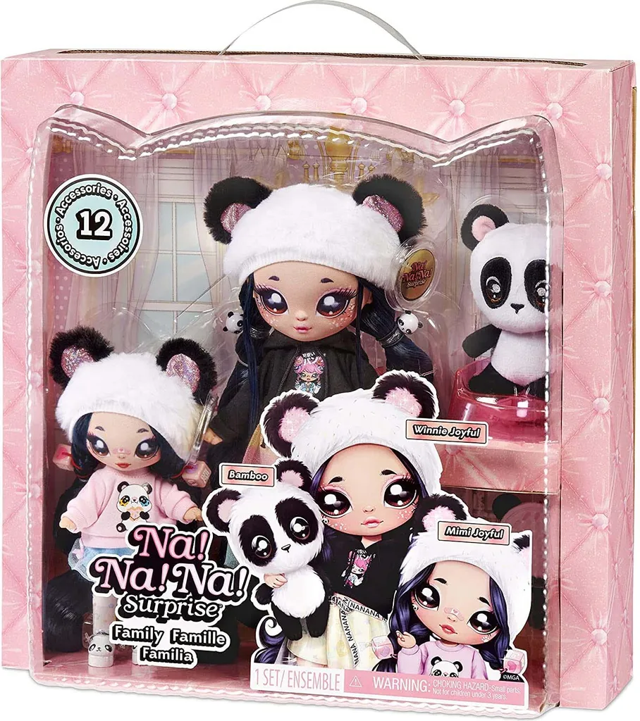 MGA Entertainment 575979EUC Na! Na! Na! Surprise Family - Panda Family – Bild 6