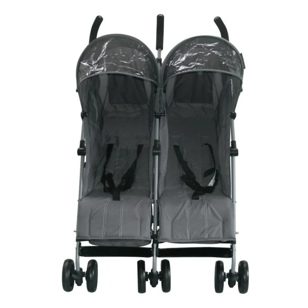 Xadventure Zwillingsbuggy Grau – Bild 2