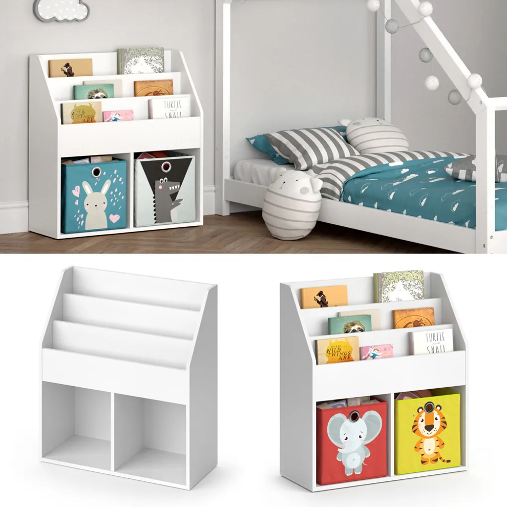 Vicco Kinderregal Luigi Weiß 72 X 79 X 30,7 Cm Holzwerkstoff