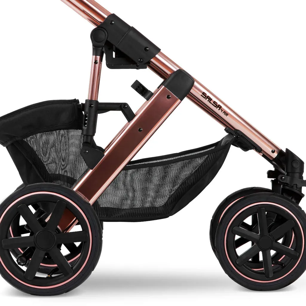 ABC Design Baby Kombi Kinderwagen Salsa 4 Air, Diamond Rose Gold Kombikinderwagen Kinderwagen Abc Design Kinderwagen Kombiwagen Kombikinderwagen Tragetasche Aufsatz Zubehör Babywanne – Bild 12