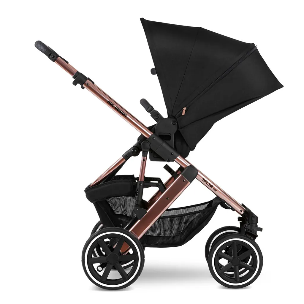ABC Design Baby Kombi Kinderwagen Salsa 4 Air, Diamond Rose Gold Kombikinderwagen Kinderwagen Abc Design Kinderwagen Kombiwagen Kombikinderwagen Tragetasche Aufsatz Zubehör Babywanne – Bild 6
