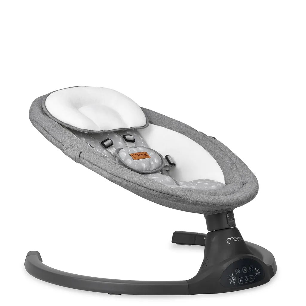 Babywippe Baby Schaukelstuhl Mit 5 Schwingungsamplituden Musik Timing Und Bluetoothfunktion Momi LAMI – Bild 4