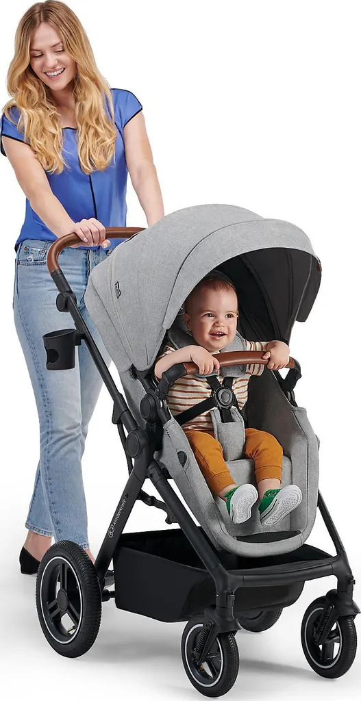 Kinderkraft Baby Kinderwagen B-TOUR 3in1, Hellgrau Kombikinderwagen Kinderwagen – Bild 3