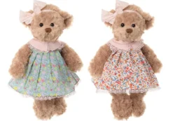 Bukowski Teddybär Lovely Helena 35 Cm Rosé Geblümtes Kleid