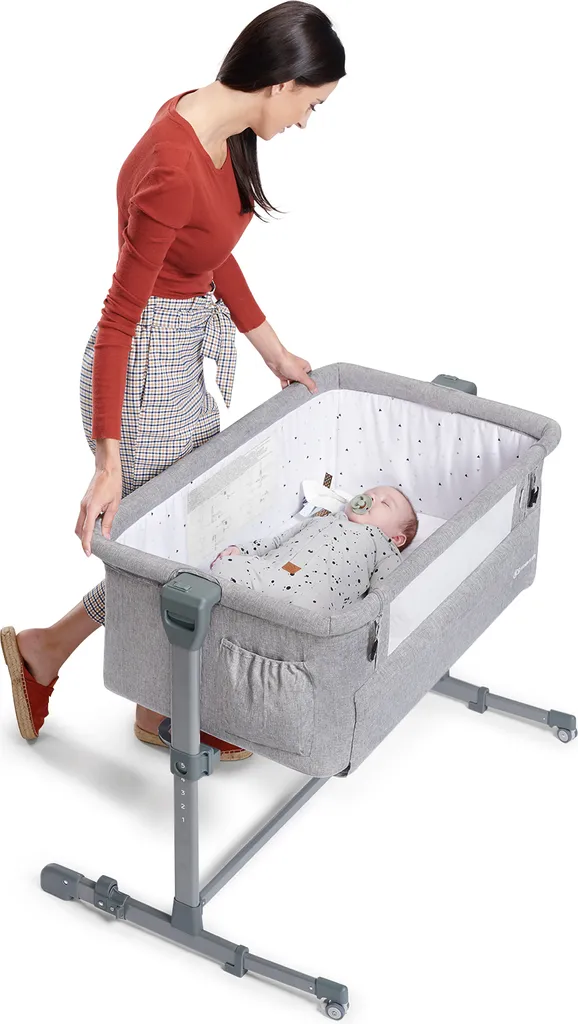 NESTE UP 3 In 1-Beistellbett Von Kinderkraft Beige – Bild 5