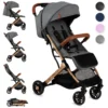 Leicht Buggy Klein Zusammenklappbar Kinderwagen Mit Liegeposition MoMi ESTELLE Grau