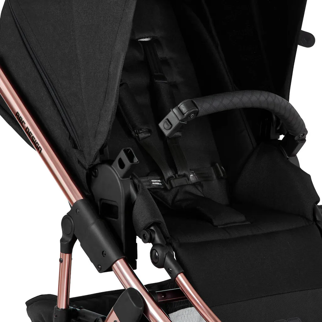 ABC Design Baby Kombi Kinderwagen Salsa 4 Air, Diamond Rose Gold Kombikinderwagen Kinderwagen Abc Design Kinderwagen Kombiwagen Kombikinderwagen Tragetasche Aufsatz Zubehör Babywanne – Bild 13