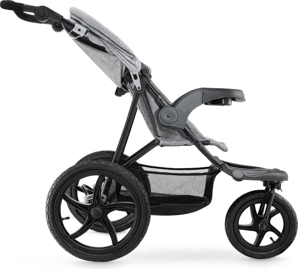 Babyjogger MOUNTAIN Kinderwagen Buggy Mit Liegeposition Bis Ca. 15kg Leichter Kindersportwagen Zusammenklappbar In Grau â Bild 2
