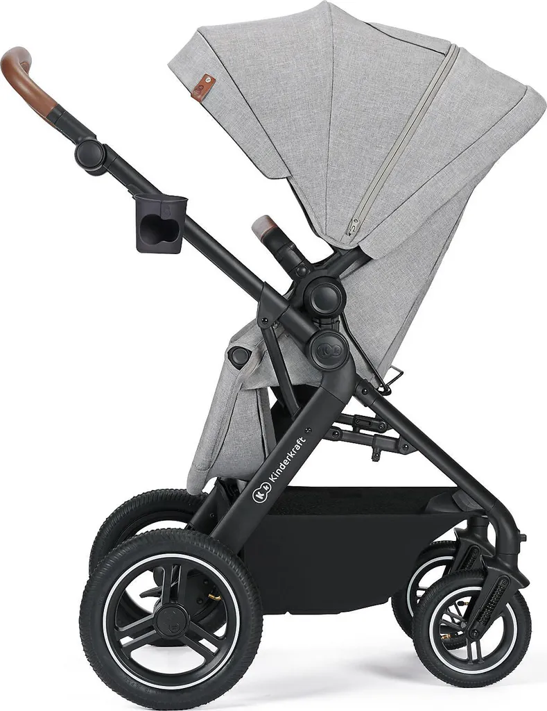 Kinderkraft Baby Kinderwagen B-TOUR 3in1, Hellgrau Kombikinderwagen Kinderwagen – Bild 13